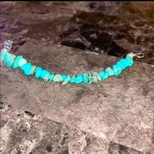 Turquoise w/ lava beads bracket